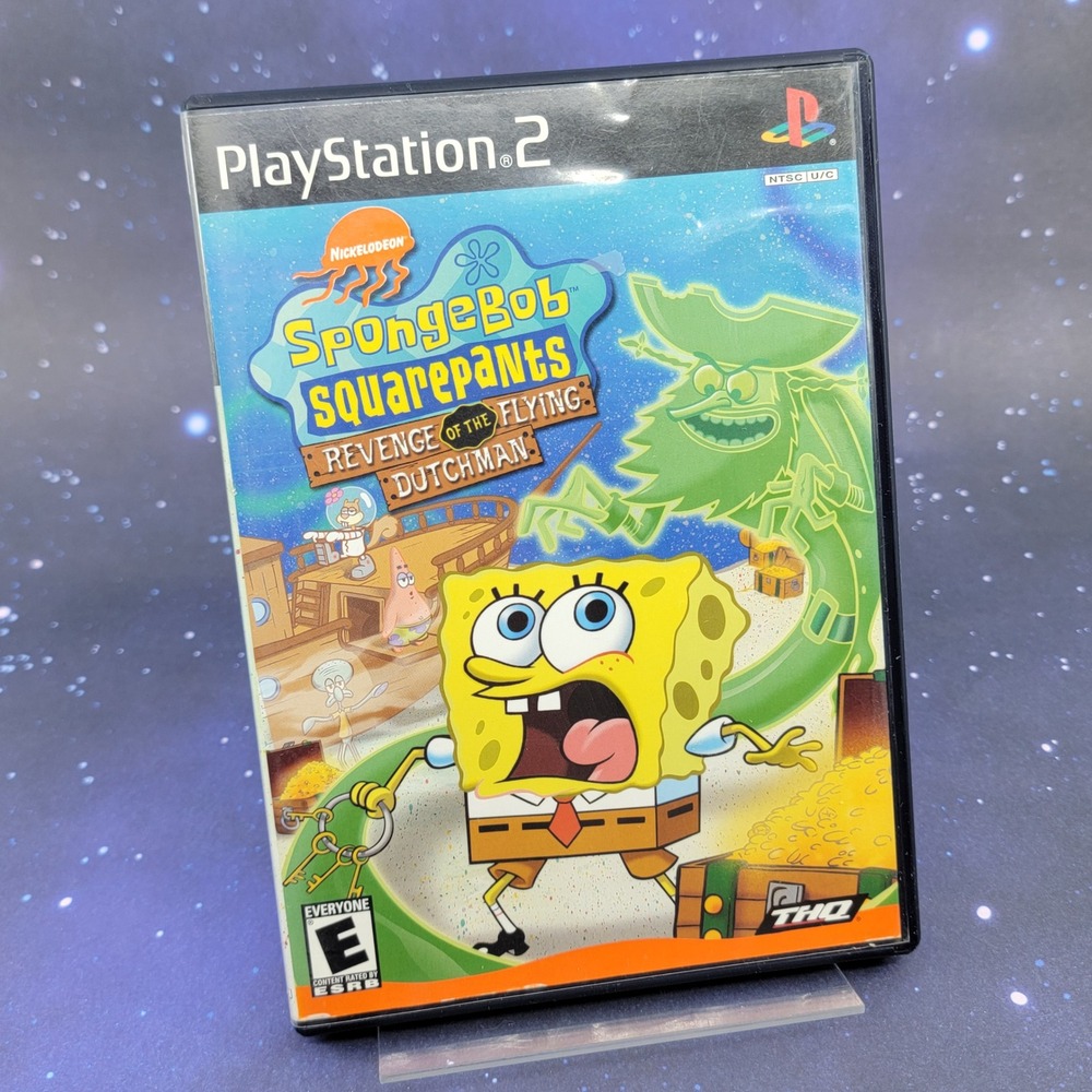 SpongeBob SquarePants Revenge of the Flying Dutchman PS2 PlayStation 2 Complete